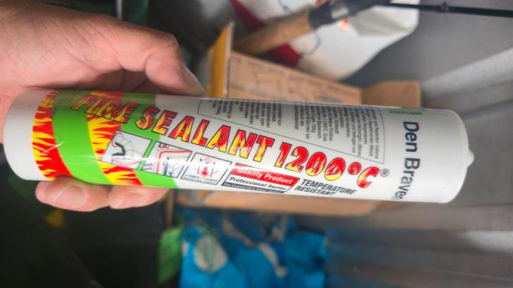 Brandwerende Kit Den Braven 1200C - Nieuw, Doe-het-zelf en Verbouw, Isolatie en Afdichting, Nieuw, Overige materialen, Minder dan 4 cm