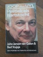 JOOP DEN UYL, POLITIEK EN HARTSTOCHT, JOHN JANSEN VAN GALEN, Ophalen of Verzenden, Zo goed als nieuw, Nederland