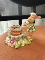 Villeroy Boch Pasen Bunny Family zeldzaam beeldje, Ophalen of Verzenden, Zo goed als nieuw