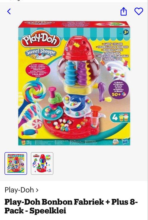 Play-Doh snoepmachine en veel extra’s, Kinderen en Baby's, Speelgoed | Educatief en Creatief, Zo goed als nieuw, Ophalen of Verzenden