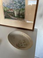 Leuke ouderwetste bloementjes schaal (hutschenreuther), Gebruikt, Porselein of Keramiek, Schaal, Ophalen of Verzenden