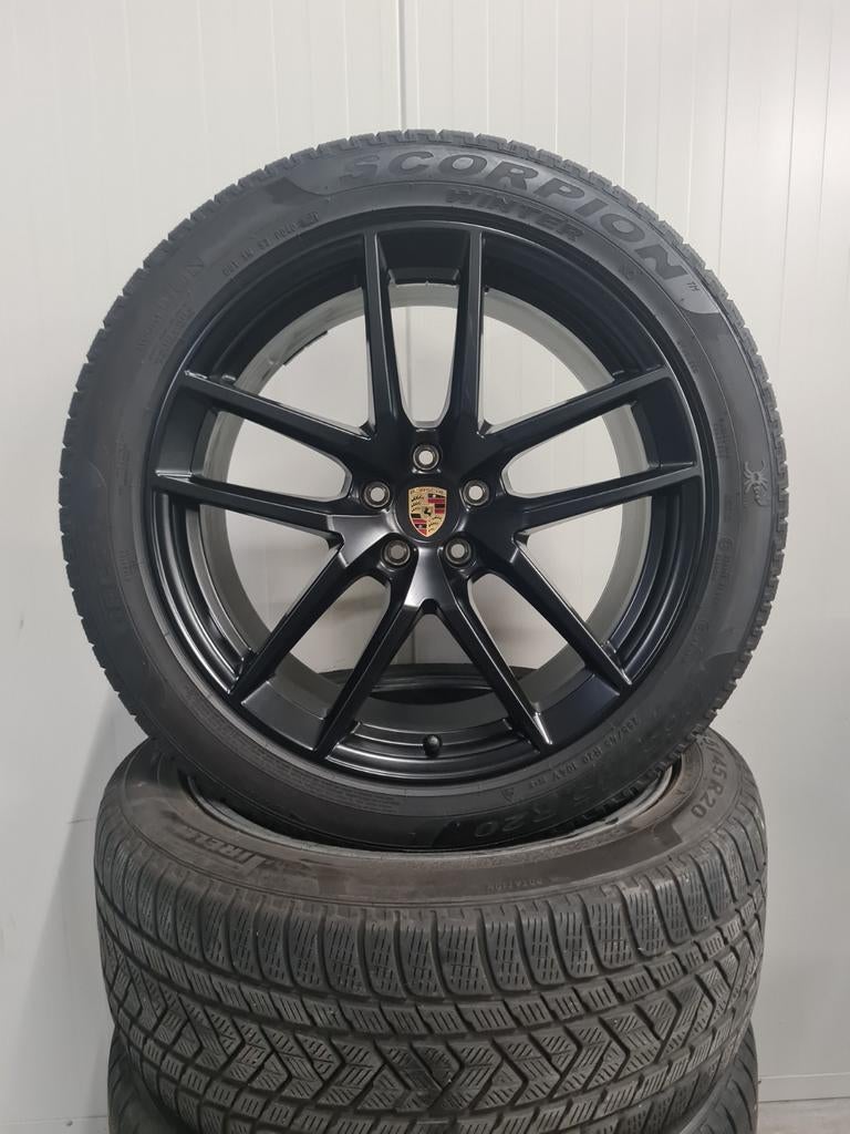 20' Porsche Macan II III 95B met winterbanden Origineel, 265 mm, Banden en Velgen, Personenwagen, 20 inch