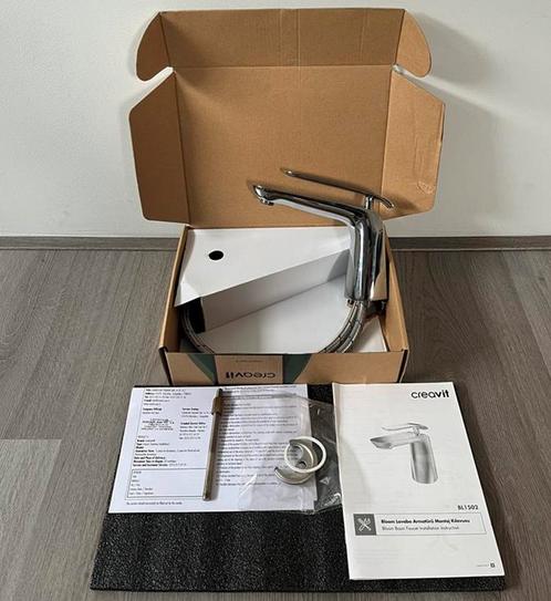 Creavit Wastafelkraan Bloom BL 1502 Chroom, Huis en Inrichting, Badkamer | Badtextiel en Accessoires, Nieuw, Overige typen, Overige kleuren