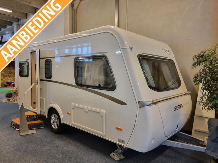 Eriba Nova Light 470; enkele bedden, Caravans en Kamperen, Caravans, Bedrijf, tot en met 3, 1000 - 1250 kg, Standaardzit, Eriba