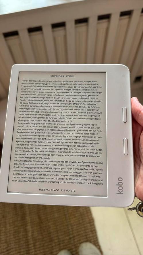 Nette Kobo libra 2, 7inch scherm, 32gb, wit te koop, Computers en Software, E-readers, Zo goed als nieuw, 7 inch, 16 GB of meer