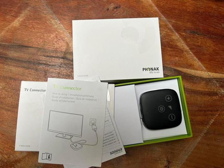 Phonak TV Connector - Perfecte TV-ervaring!, Diversen, Verpleegmiddelen, Zo goed als nieuw, Ophalen of Verzenden
