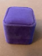 Fluwelen cadeau doos sieradendoos  voor ring, oorbel, hanger, Ophalen of Verzenden