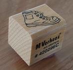 Mariëtte Verhees - Art Stamps stempel - Boot / Veterschoen, Hobby en Vrije tijd, Stempelen, Ophalen of Verzenden, Nieuw, Houten stempel