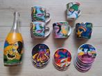 Servies van Corneille: vaas, mokken en onderzetters, Ophalen of Verzenden, Zo goed als nieuw, Overige stijlen, Kop(pen) en/of Schotel(s)