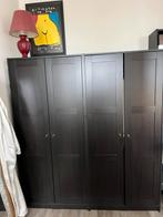 Twee IKEA RAKKESTAD kledingkasten zwartbruin, Ophalen, Overige materialen, Gebruikt, 50 tot 100 cm