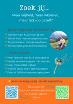 Werk vanuit huis – meer vrijheid & inkomen, Starter, Overige vormen, Overige niveaus, Geschikt als bijbaan