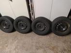 Te Koop set winterbanden Ford K fiat 500, Auto-onderdelen, Banden en Velgen, 14 inch, 175 mm, Banden en Velgen, Winterbanden