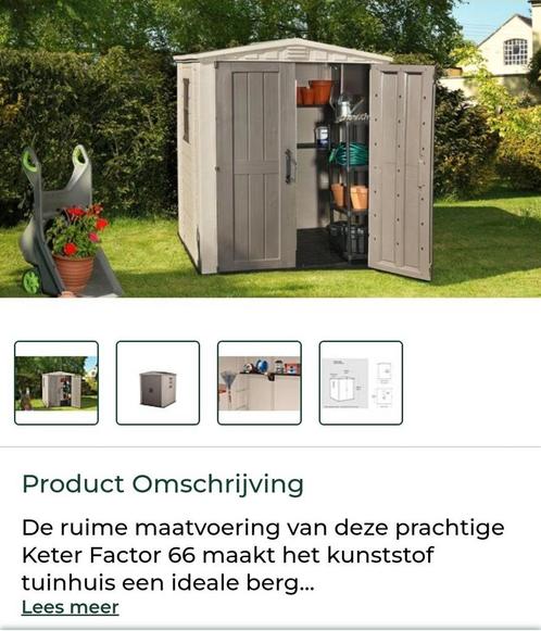 Tuinhuis berging Keter 6x6, Tuin en Terras, Tuinhuizen, Zo goed als nieuw, Kunststof, Ophalen