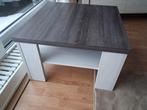 Houten salontafel/bijzettafel, Ophalen, 50 tot 100 cm, Vierkant, 50 tot 100 cm