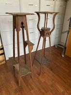 Piedestal (twee), Huis en Inrichting, Woonaccessoires | Zuilen en Pilaren, Ophalen, Gebruikt