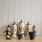 Antieke Apothekers Potten - Complete Set + Vijzels, Antiek en Kunst, Ophalen of Verzenden