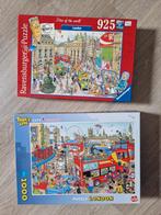 2 X  mooie Complete  comic legpuzzels, Ophalen of Verzenden, 500 t/m 1500 stukjes, Zo goed als nieuw, Legpuzzel