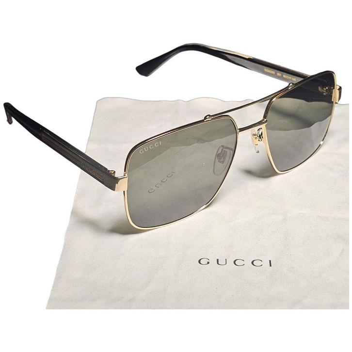 Gucci GG0529S 001 Piloot Goud Zonnebril | In zeer nette staa, Sieraden, Tassen en Uiterlijk, Zonnebrillen en Brillen | Heren, Zo goed als nieuw