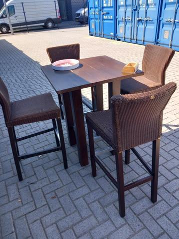 Bartafel met stoelen beschikbaar voor biedingen
