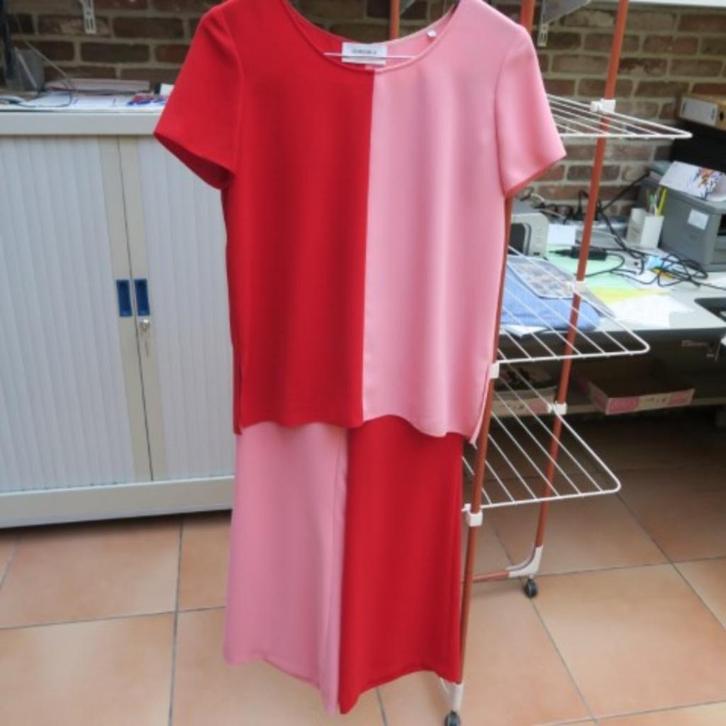 Ensemble nieuw rood roze Georges Rech Paris mt 36-38, Kleding | Dames, Jasjes, Kostuums en Pakken, Zo goed als nieuw, Kostuum of Pak