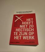 J.Fried Het hoeft niet hectisch te zijn op het werk, Ophalen of Verzenden, Zo goed als nieuw, Overige onderwerpen, Diverse