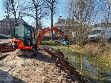 Minikraan, Minishovel, dumper oid huren ?Zeer flexibel  beschikbaar voor biedingen