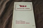 BSA Victor Enduro 441cc 1966 motorcycle instruction manual, Ophalen of Verzenden, Overige merken