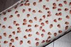 Family Fabrics Tricot katoen stof - Aardbeien #3071, Hobby en Vrije tijd, Stoffen en Lappen, 120 cm of meer, Ophalen of Verzenden
