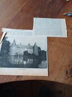 Knipsel kasteel Helmond 1912, Ophalen of Verzenden, Voor 1920, Knipsel(s)