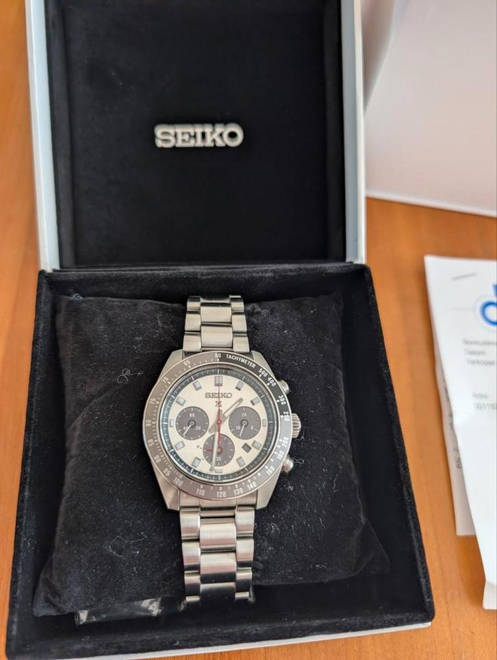 Seiko Prospex Solar Chrono - weinig gedragen, Sieraden, Tassen en Uiterlijk, Horloges | Heren, Zo goed als nieuw, Seiko, Staal
