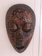 Masker houtsnijwerk Afrika, Ophalen of Verzenden