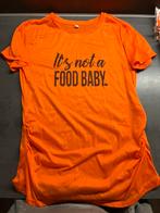 It’s not a food baby - oranje shirt Koningsdag, Kleding | Dames, T-shirts, Oranje, Ophalen of Verzenden, Zo goed als nieuw, Maat 46/48 (XL) of groter