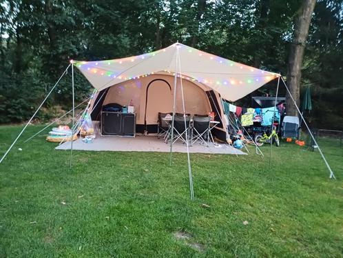 Obelink tent Amazonas 600 6 personen, Caravans en Kamperen, Tenten, Zo goed als nieuw, Ophalen of Verzenden
