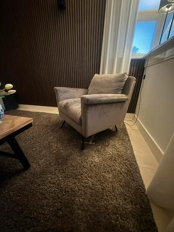 Richmond taupe velvet velours fauteuil beschikbaar voor biedingen
