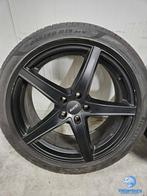 6-7mm! VAG VW Audi Mercedes BMW Seat Cupra 19 inch zwarte ve, 19 inch, -, -, Banden en Velgen