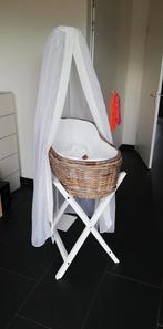 Kidsmill Moses Wieg Naturel / Wit – Bekleding Incl. Hemel, Ophalen of Verzenden, Zo goed als nieuw, Wieg