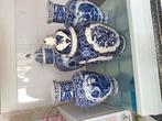 4 vazen kaststel delfs blauw, Ophalen