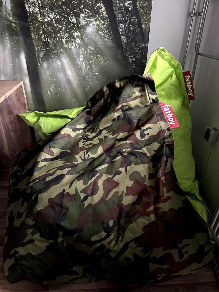 2x original Fatboy Outdoor Beanbags 180x134 cm, Huis en Inrichting, Zitzakken, Gebruikt, Zitzak, Overige kleuren, Ophalen