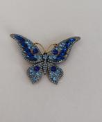 Vlinder broche, Sieraden, Tassen en Uiterlijk, Broches, Overige materialen, 4 tot 7 cm, Overige kleuren, Nieuw