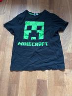 Zwart Minecraft T-shirt Creeper, Jongen of Meisje, Ophalen of Verzenden, Zo goed als nieuw, Shirt of Longsleeve
