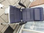 BLAUWE TUINSTOELEN, Ophalen, Gebruikt, Kunststof, Verstelbaar