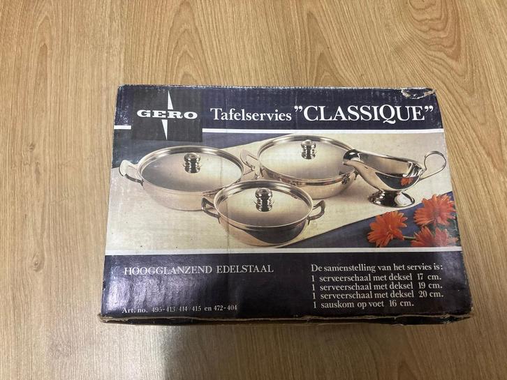 Gero Tafelservies 'Classique' (Gero Zilmeta), Huis en Inrichting, Keuken | Servies, Zo goed als nieuw, Compleet servies, Overige stijlen