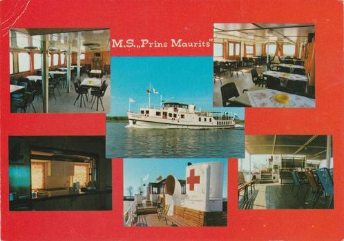MAASTRICHT Rode Kruis Boottochten M.S. Prins Maurits, Verzamelen, Ansichtkaarten | Nederland, Ongelopen, Limburg, 1960 tot 1980