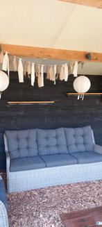 ZGAN Wicker loungebank 3 zits, Ophalen, Zo goed als nieuw, Wicker
