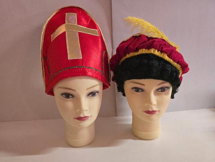Sint/Piet verkleedkleren (kind), zak/slinger/inpakspullen, Diversen, Sinterklaas, Zo goed als nieuw, Ophalen of Verzenden