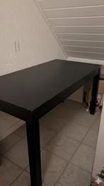 IKEA Bjursta Zwarte Eettafel - Gebruikt, Huis en Inrichting, Tafels | Eettafels, Ophalen, Gebruikt, 100 tot 150 cm, 50 tot 100 cm