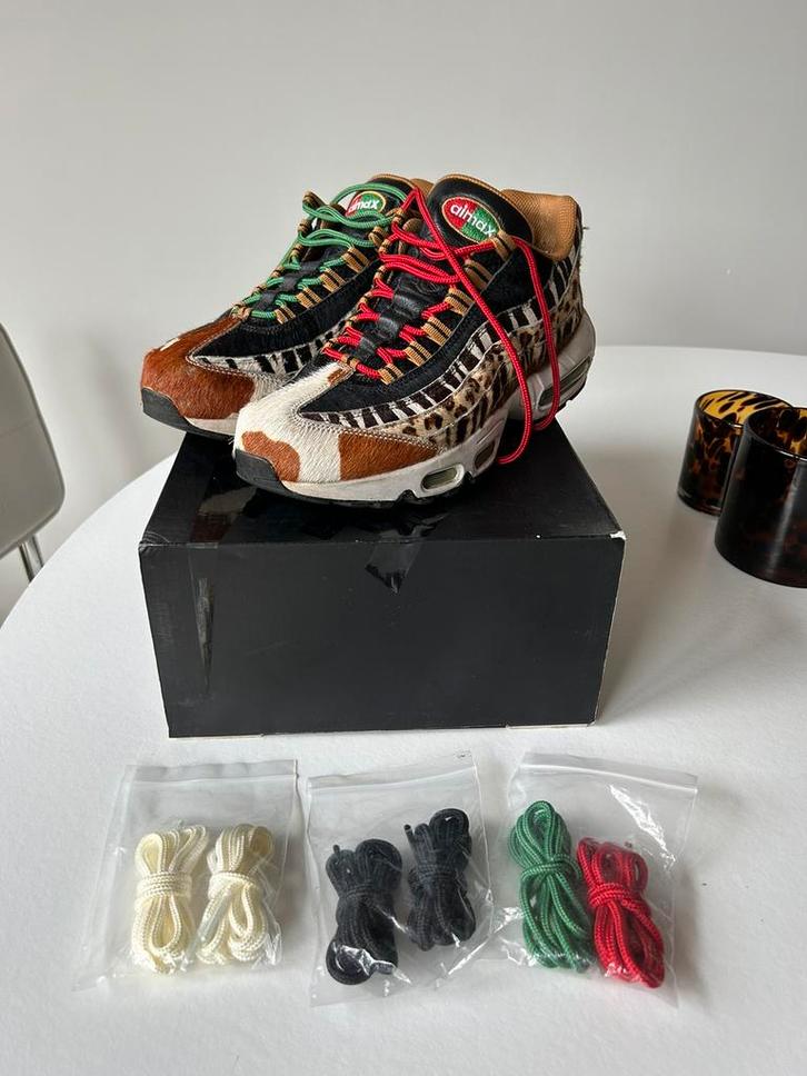 Nike Air Max 95 Atmos Animal Pack 2.0 - Maat 42,5, Kleding | Heren, Schoenen, Zo goed als nieuw, Overige kleuren, Ophalen