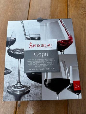 Spiegelau Capri Rode Wijnglazen - 2 stuks beschikbaar voor biedingen