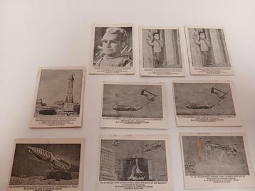 10x thunderbirds somporotex 1966 zwart wit plaatjes bubbleg beschikbaar voor biedingen