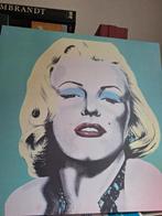 Marilyn Monroe, canvas op frame, 60x60 cm, Antiek en Kunst, Kunst | Schilderijen | Modern, Ophalen of Verzenden